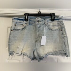 Pistola Kylee Relaxed High Rise Cuffed Jean Short Fairmont  Wash Size 29’NWT